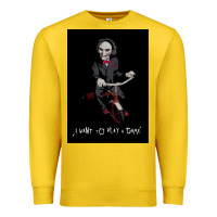 Lemon Saw I Want To Play A Game Picture Premium Sweatshirt - maiPhamDesign
