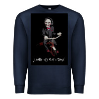 Navy Saw I Want To Play A Game Picture Premium Sweatshirt - maiPhamDesign