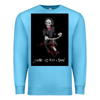Saw I Want To Play A Game Picture Premium Sweatshirt | Teevron