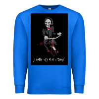 True Royal Saw I Want To Play A Game Picture Premium Sweatshirt - maiPhamDesign