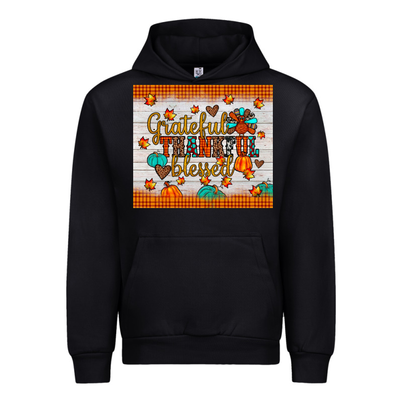 Grateful Thankful Blessed Urban Hoodie by JahusDesignShop | Teevron