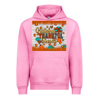 Fuchsia Pink grateful thankful blessed Urban Hoodie - JahusDesignShop