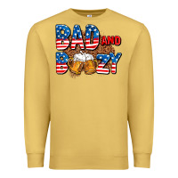 Antique Gold bad and boozy usa Premium Sweatshirt - AdoDesignShop