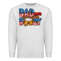 Oatmeal Heather bad and boozy usa Premium Sweatshirt - AdoDesignShop