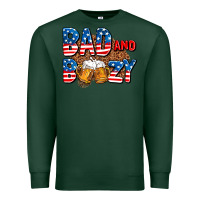 Sports Green bad and boozy usa Premium Sweatshirt - AdoDesignShop