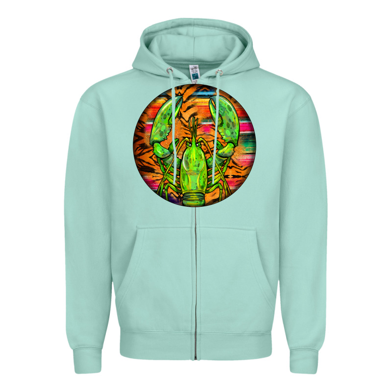 Lobster Zipper Hoodie by BarkalooDesign | Teevron