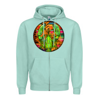 Seafoam lobster Zipper Hoodie - BarkalooDesign