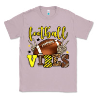 Lilac Football vibes yellow and black team color Classic Tee - HowdyJamesFarm