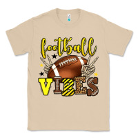 Mushroom Football vibes yellow and black team color Classic Tee - HowdyJamesFarm