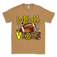 Toasted Coconut Football vibes yellow and black team color Classic Tee - HowdyJamesFarm