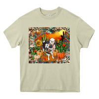 Mossy Fall baby cow Heavy Core Tee - RanaPortraitStore