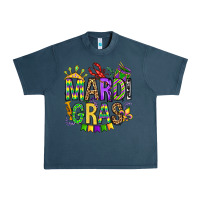 Midnight Navy mardi gras olivia Urban Heavy Tee - OliviaCreatesArt