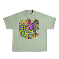 Oil Green mardi gras olivia Urban Heavy Tee - OliviaCreatesArt