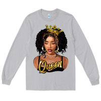 Moon Dust black queen Long Sleeve Tee - FaDigitalArtStudio