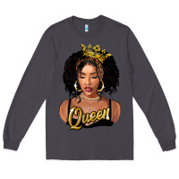Smoke black queen Long Sleeve Tee - FaDigitalArtStudio