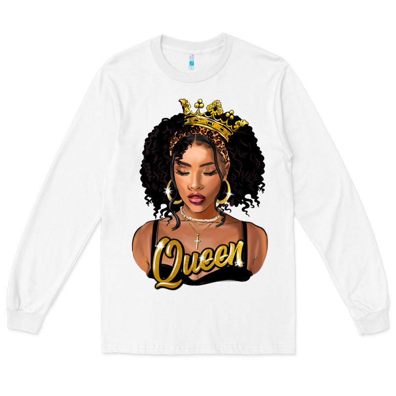 Black Queen Long Sleeve Tee by FaDigitalArtStudio | Teevron