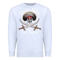 White Dead Men Tell No Tales Funny Gifts Boy Girl Premium Sweatshirt - maiPhamDesign