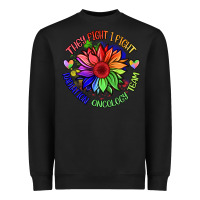 Black oncology team sunflower Heavyweight Sweatshirt - BarkalooDesign