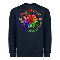 Navy oncology team sunflower Heavyweight Sweatshirt - BarkalooDesign