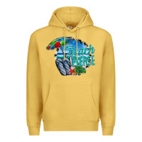 Antique Gold beach please Premium Hoodie - CowhideDigitalArt