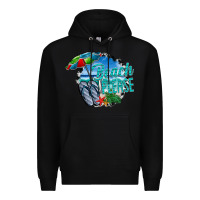 Black beach please Premium Hoodie - CowhideDigitalArt