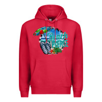 Cardinal beach please Premium Hoodie - CowhideDigitalArt