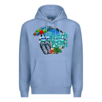 Colony Blue beach please Premium Hoodie - CowhideDigitalArt