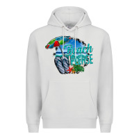 Dove Grey beach please Premium Hoodie - CowhideDigitalArt