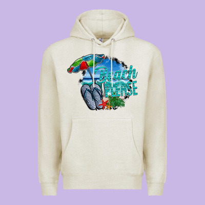 Beach Please Premium Hoodie Designed By Cowhidedigitalart