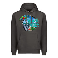 Smoke beach please Premium Hoodie - CowhideDigitalArt