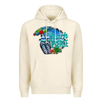Tofu beach please Premium Hoodie - CowhideDigitalArt