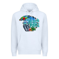 White beach please Premium Hoodie - CowhideDigitalArt