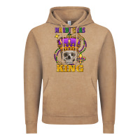 Vintage Coffee Skull Mardi Gras king Vintage Hoodie - FaDigitalArtStudio