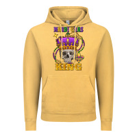 Vintage Mustard Skull Mardi Gras king Vintage Hoodie - FaDigitalArtStudio