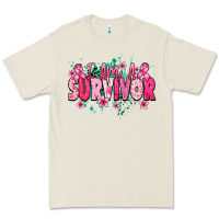 Bone I am a survivor Cancer Awareness Premium Tee - HowdyJamesFarm