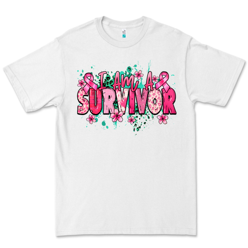 I Am A Survivor Cancer Awareness Premium Tee by HowdyJamesFarm | Teevron
