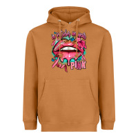 Meerkat in october we wear pink  lips Heavyweight Hoodie - AdoDesignShop