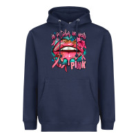 Navy in october we wear pink  lips Heavyweight Hoodie - AdoDesignShop