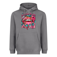 Storm in october we wear pink  lips Heavyweight Hoodie - AdoDesignShop
