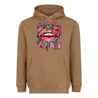 Toasted Coconut in october we wear pink  lips Heavyweight Hoodie - AdoDesignShop