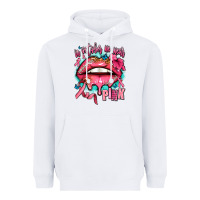 White in october we wear pink  lips Heavyweight Hoodie - AdoDesignShop