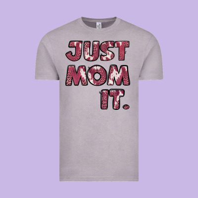 Just Mom It Pink Vintage Tee Designed By Jasminsmagicworld
