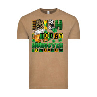 Vintage Coffee Irish today hungover tomorrow Vintage Tee - CowGirlArtShop