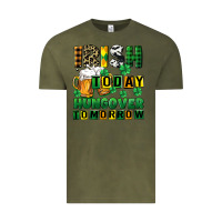 Vintage Olive Irish today hungover tomorrow Vintage Tee - CowGirlArtShop