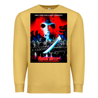 Antique Gold Vintage Classic  Horror film Art Characters Mens Womens Premium Sweatshirt - maiPhamDesign