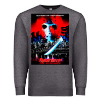 Charcoal Heather Vintage Classic  Horror film Art Characters Mens Womens Premium Sweatshirt - maiPhamDesign