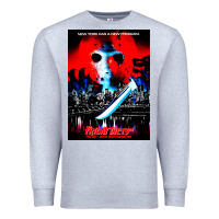 Heather Grey Vintage Classic  Horror film Art Characters Mens Womens Premium Sweatshirt - maiPhamDesign