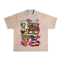 French Oak love valentine's day army boots olivia Urban Heavy Tee - OliviaCreatesArt