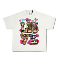 Pistachio love valentine's day army boots olivia Urban Heavy Tee - OliviaCreatesArt
