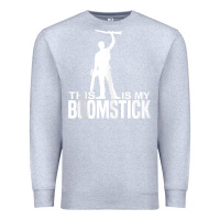 Heather Grey this is my boomstick shotgun chainsaw dead evil halloween tank top Premium Sweatshirt - maiPhamDesign